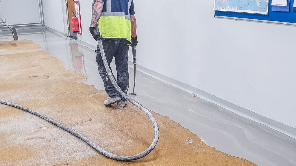 A floor screed project