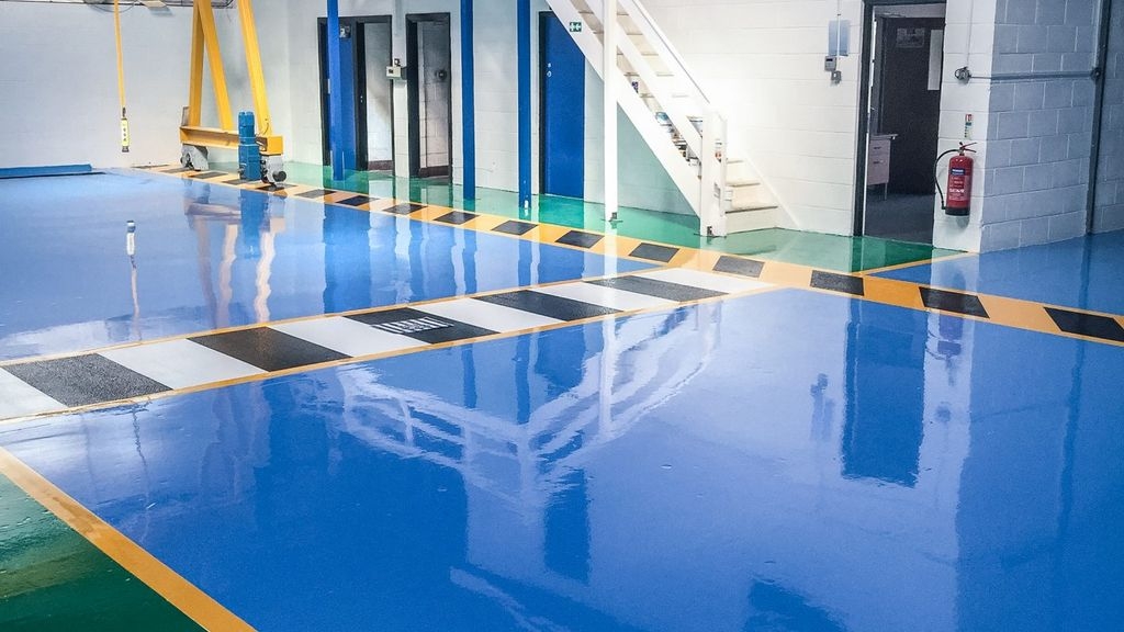 A resin flooring project